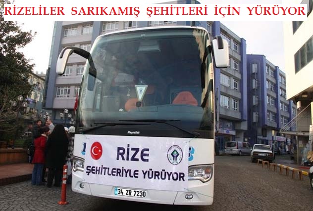 Rizeliler Sarkam ehitleri iin yryor.